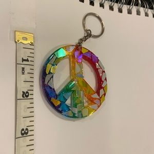 Peace Key Chain